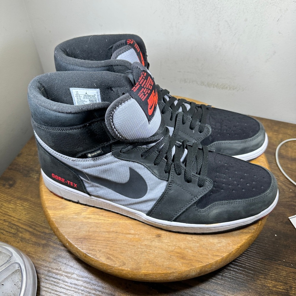 Jordan 1 Element Gore-Tex Particle Grey Black Chile Red DB2889-002 Mens 15